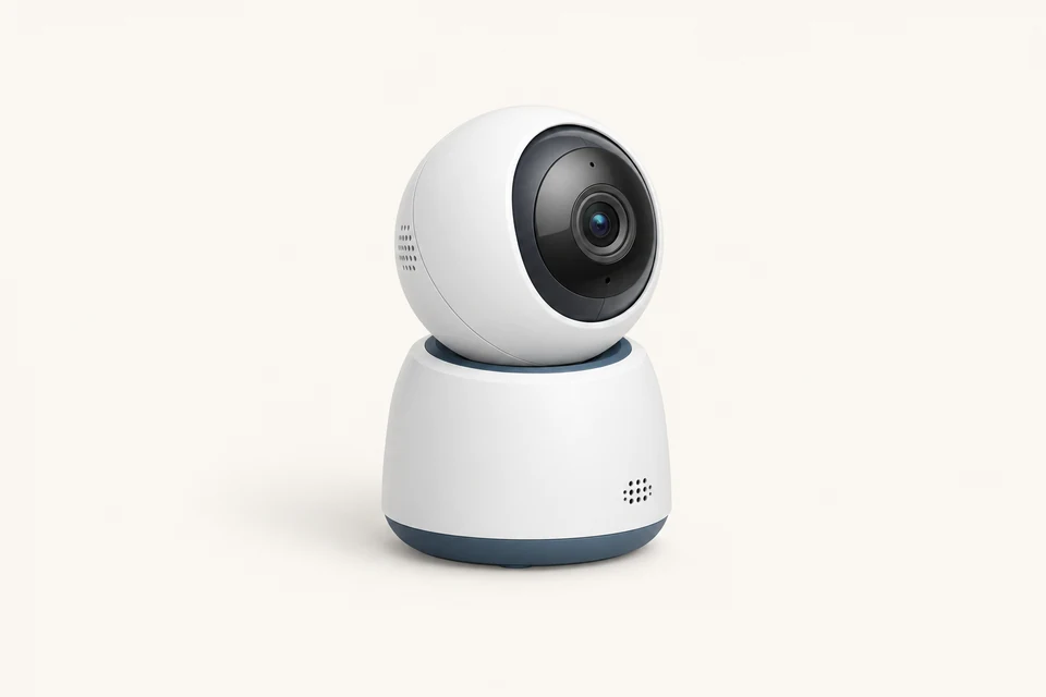 KI-Konzeptillustration, kein Produktfoto: UHD Indoor Camera