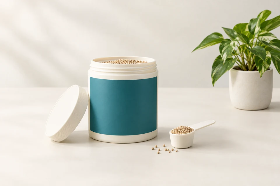Plant Granulate for Indoor Plants — Greece — AI-generated product illustration