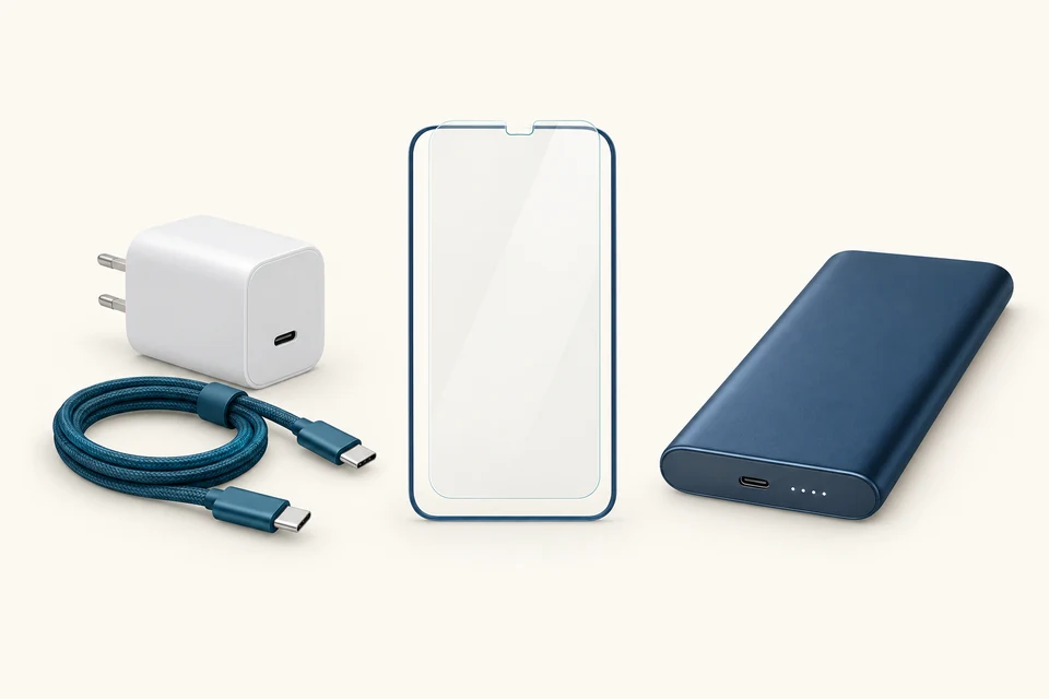 AI-generated concept illustration — not a product photograph: MobilePhone Accessories — Opportunities in United Arab Emirates