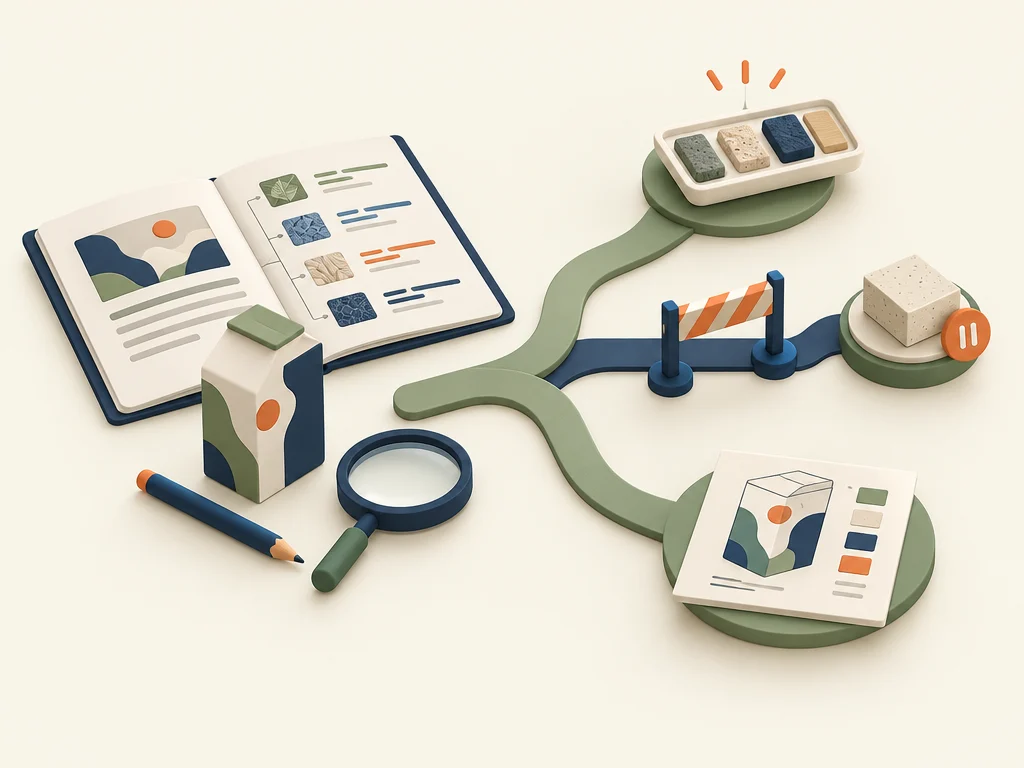 Research evidence and choices to test, pause or change a product.