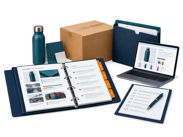 Conceptual illustration of a buyer decision record with remaining product, delivery, compliance and commercial questions. Research and coordination reduce uncertainty but cannot guarantee outcomes.