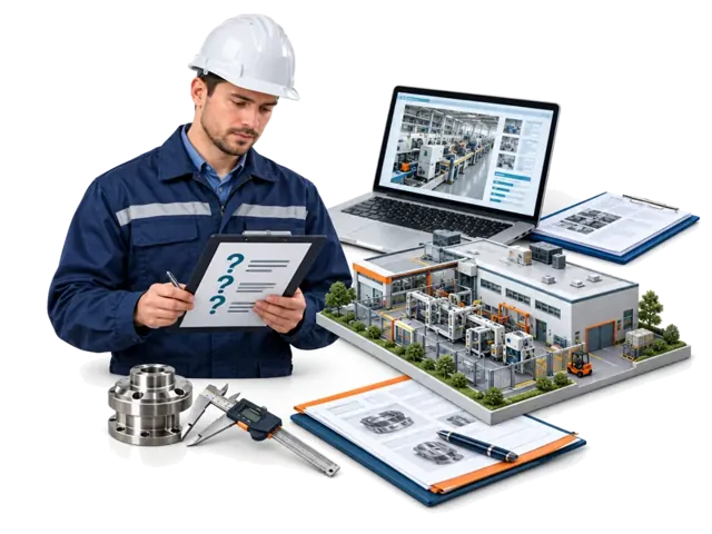 Recherche en ligne guidant une inspection indépendante sur site d'usine et des contrôles produits avant commande.