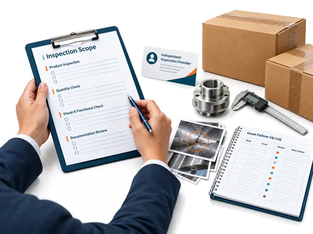 Design inspection scope, coordinate an independent provider, organize evidence and follow up on issues. Physical provider fees may be separate.