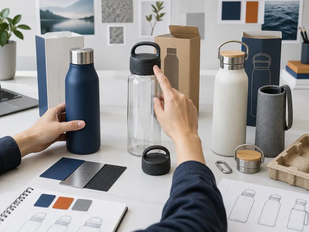 Verschillende productprototypes en verpakkingsopties worden naast elkaar vergeleken
